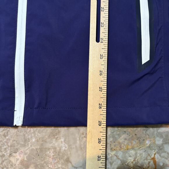 Galway Bay Jacket Mens XL Blue Red Colorblock Full Zip Windbreaker Rain Golf - Picture 5 of 10